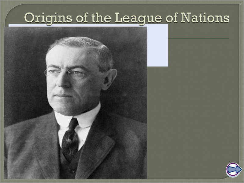 Origins of the League of Nations